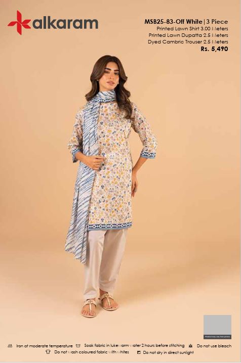 Alkaram 3pc Unstitched