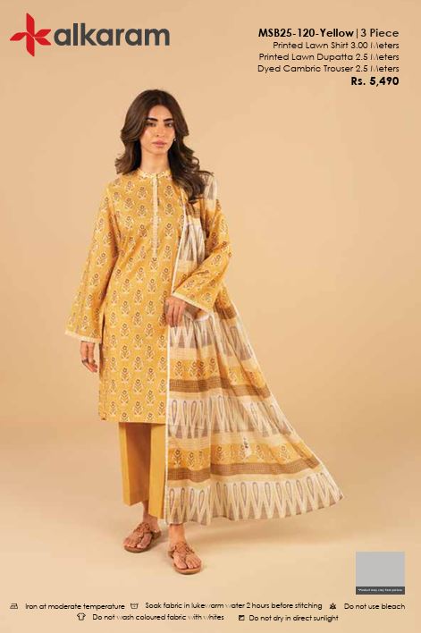 Alkaram 3pc Unstitched